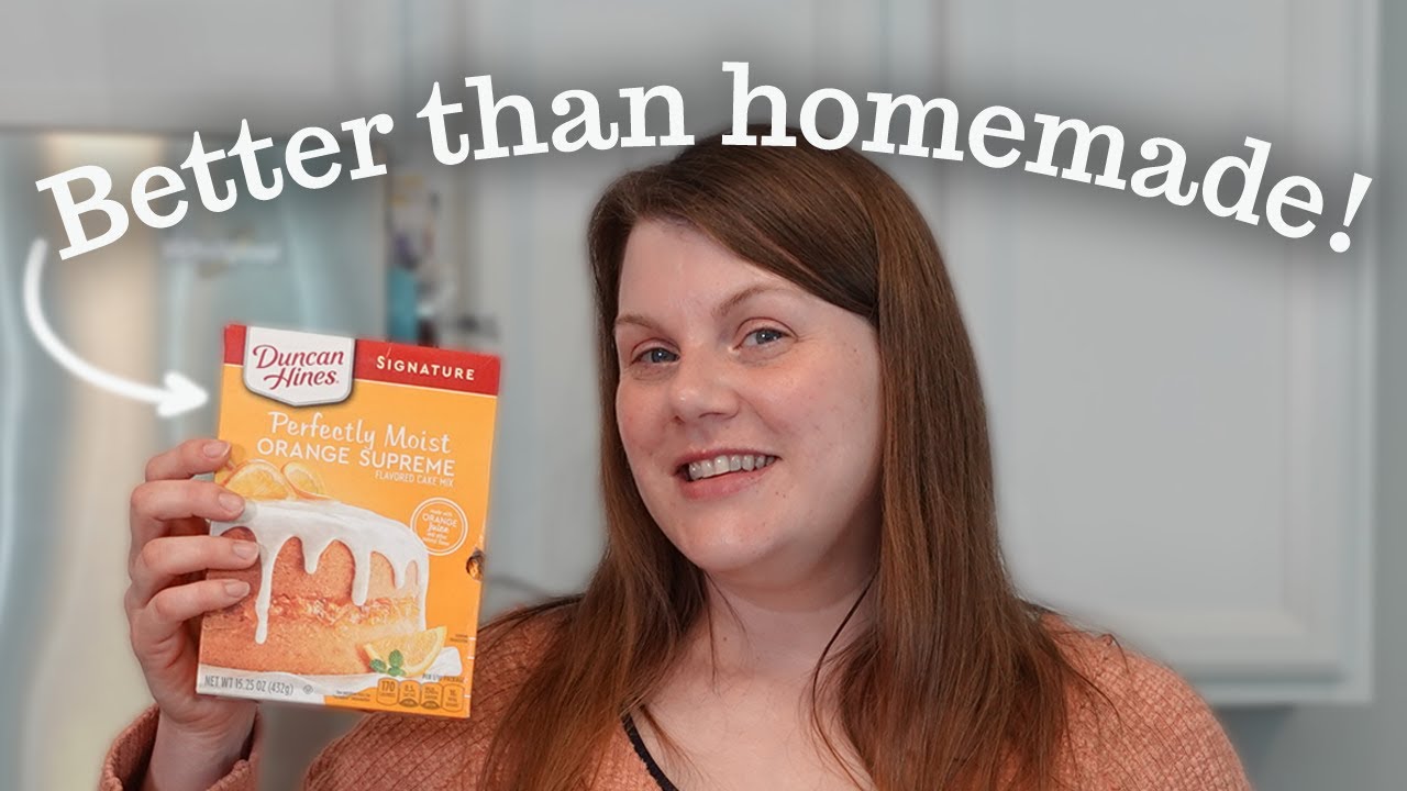 EXTREME Orange Cake Mix HACK! (ok not really it's just Autumn Gold Cake)