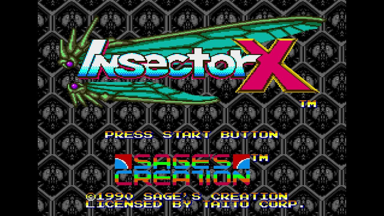 Insector X (インセクターＸ). [Mega Drive]. 1CC. No Death. HARD. 60Fps.