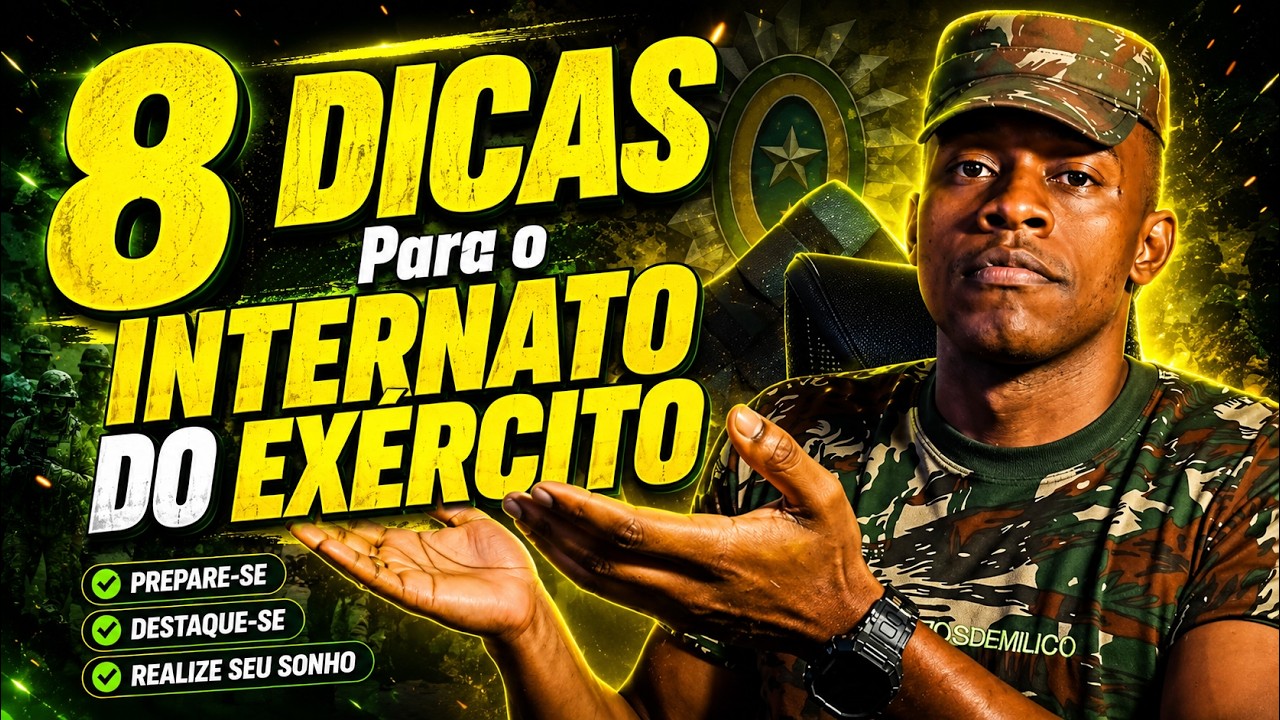 Dicas para se destacar no internato do ex&eacute;rcito brasileiro!