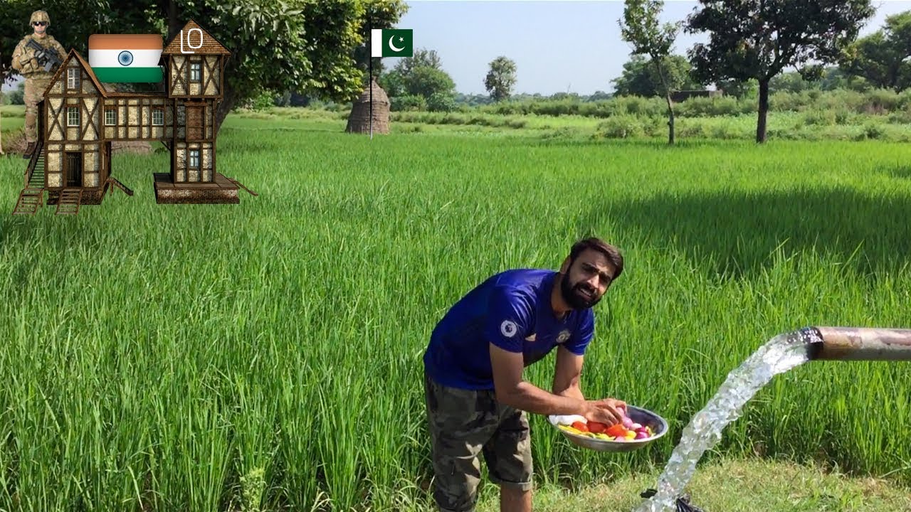 Cooking At Zero Line Pak Indian Border!