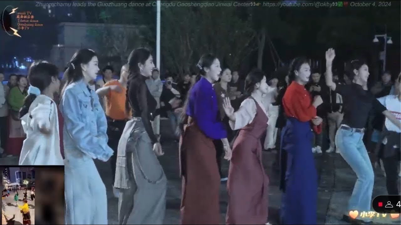 20250118Online live broadcast of Zhuorechamu Tibetan gorshey Dance Guozhuang Dance in Jinwai center