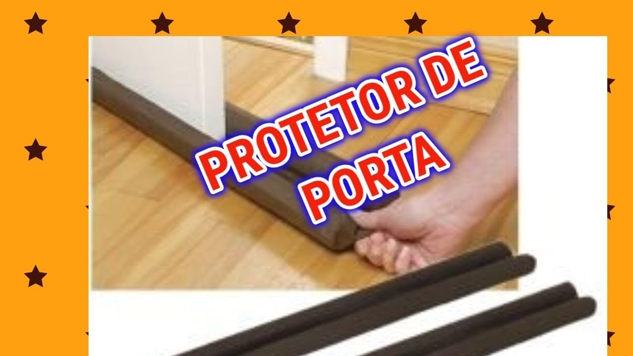 COMO FAZER UM PROTETOR DE PORTA DE TECIDO