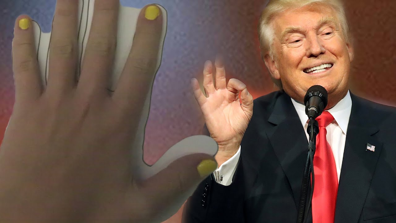 People Test Their Hand Size Against Donald Trump's