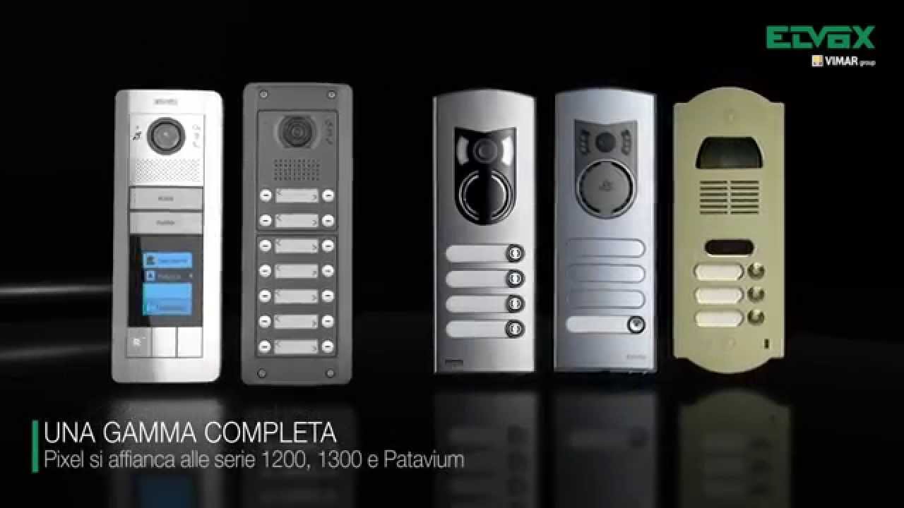 Elvox targa videocitofonica modulare Pixel by Vimar