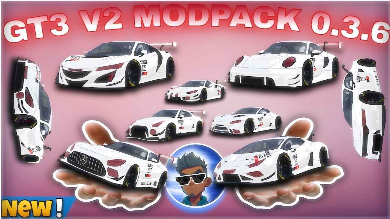 FR LEGENDS MODPACK – GT3 V2 🔥 JDM's + SUPERCAR's🗿