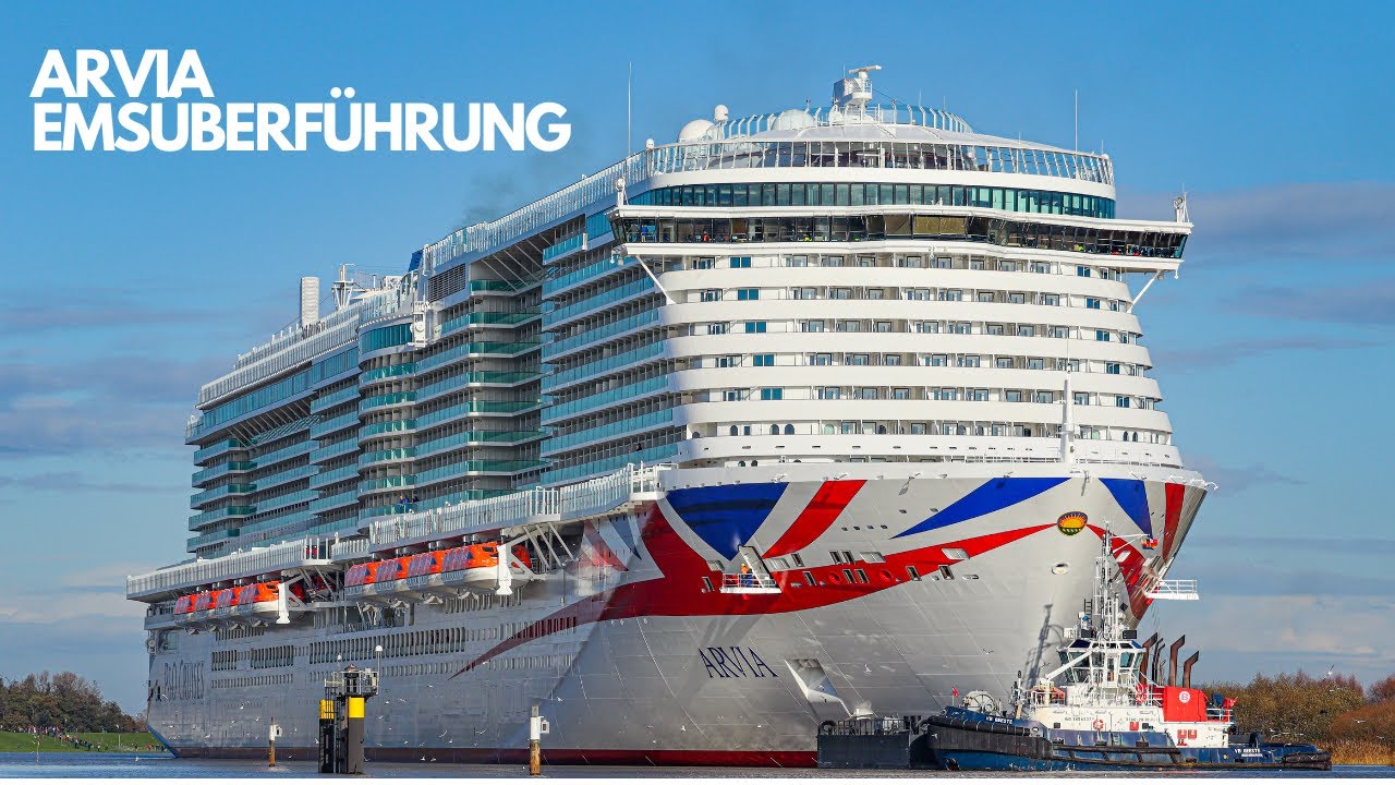 Arvia P&O Emsüberführung von Papenburg bis Leer (Ostfriesland) 4K Video