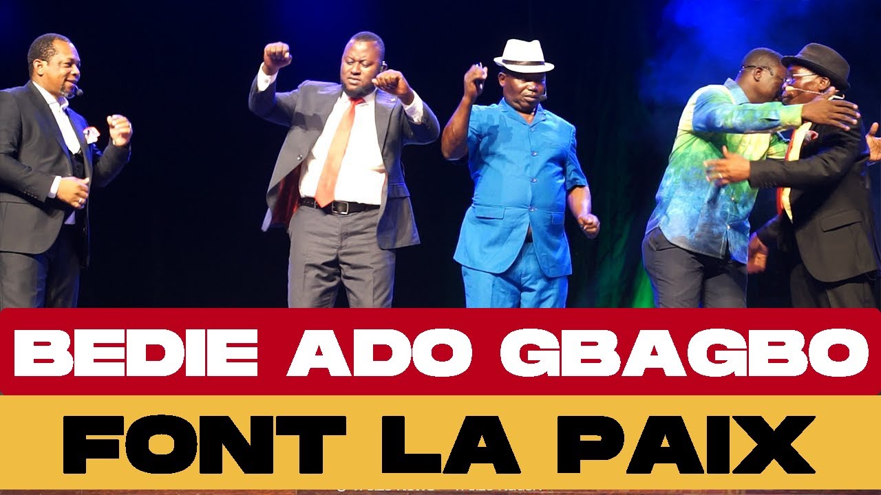 Digbeu Cravate et Gohou Michel réconcilient les présidents Ado, Bédié et Gbagbo
