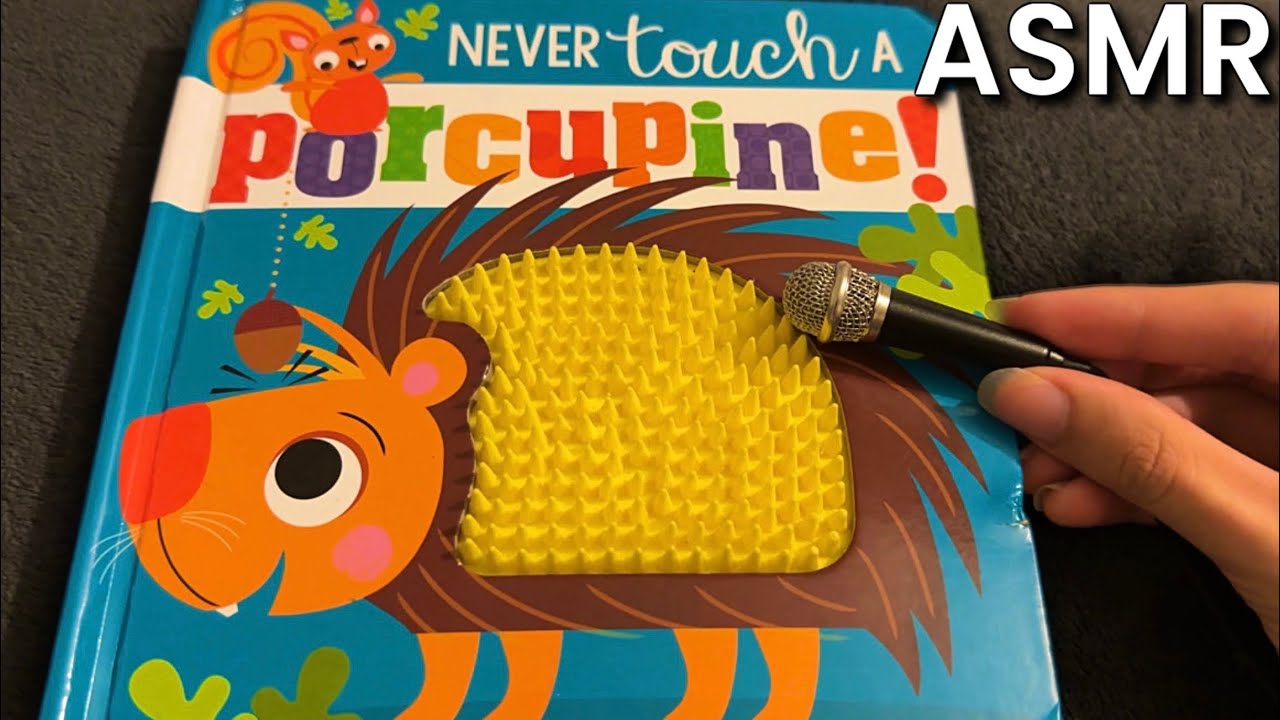 ASMR Mini Mic with a Sensory Book! 🎤