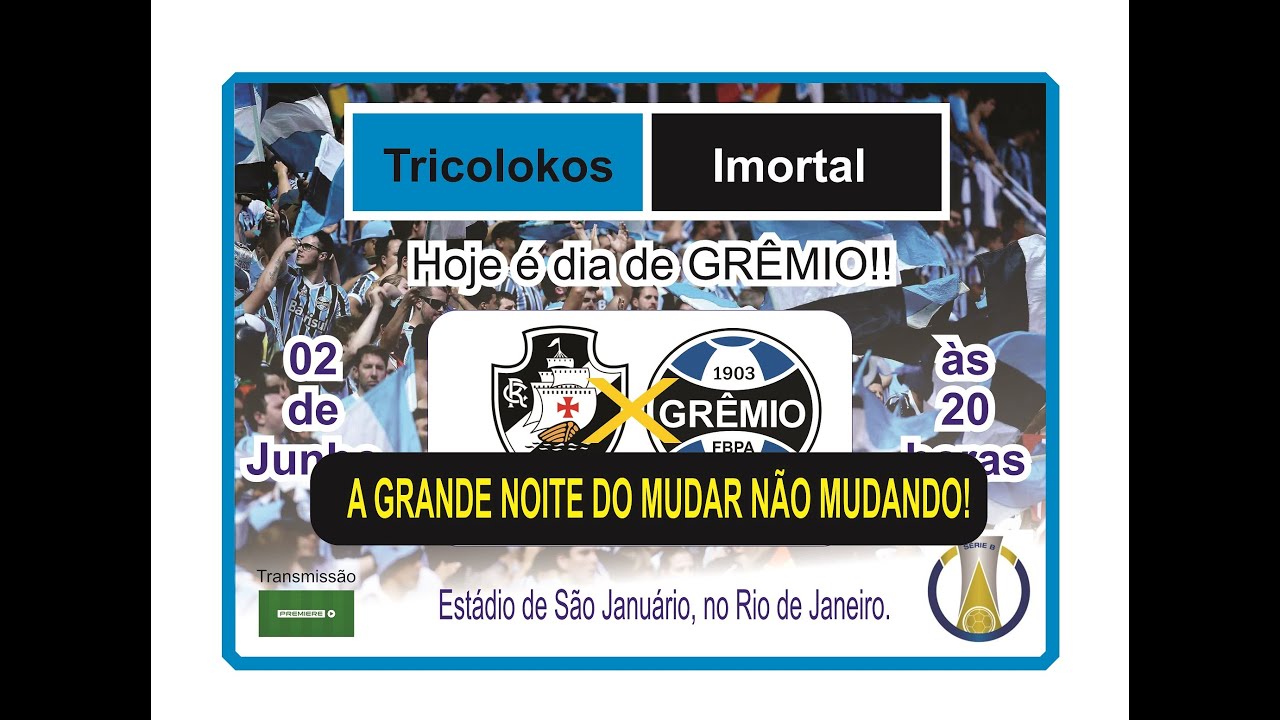 &Eacute; o GR&Ecirc;MIO: Fala Tricolokos!! Chegou a grande noite do mudar n&atilde;o mudando!