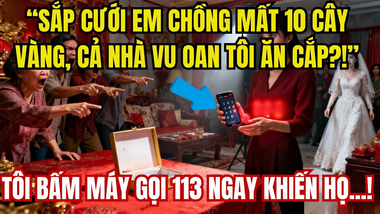 Sắp Cưới Em Chồng Mất 10 Cây Vàng, Cả Nhà Chỉ Mặt Tôi: “Ăn Cắp!”, Tôi Bấm Máy Gọi 113 Ngay Tại Chỗ