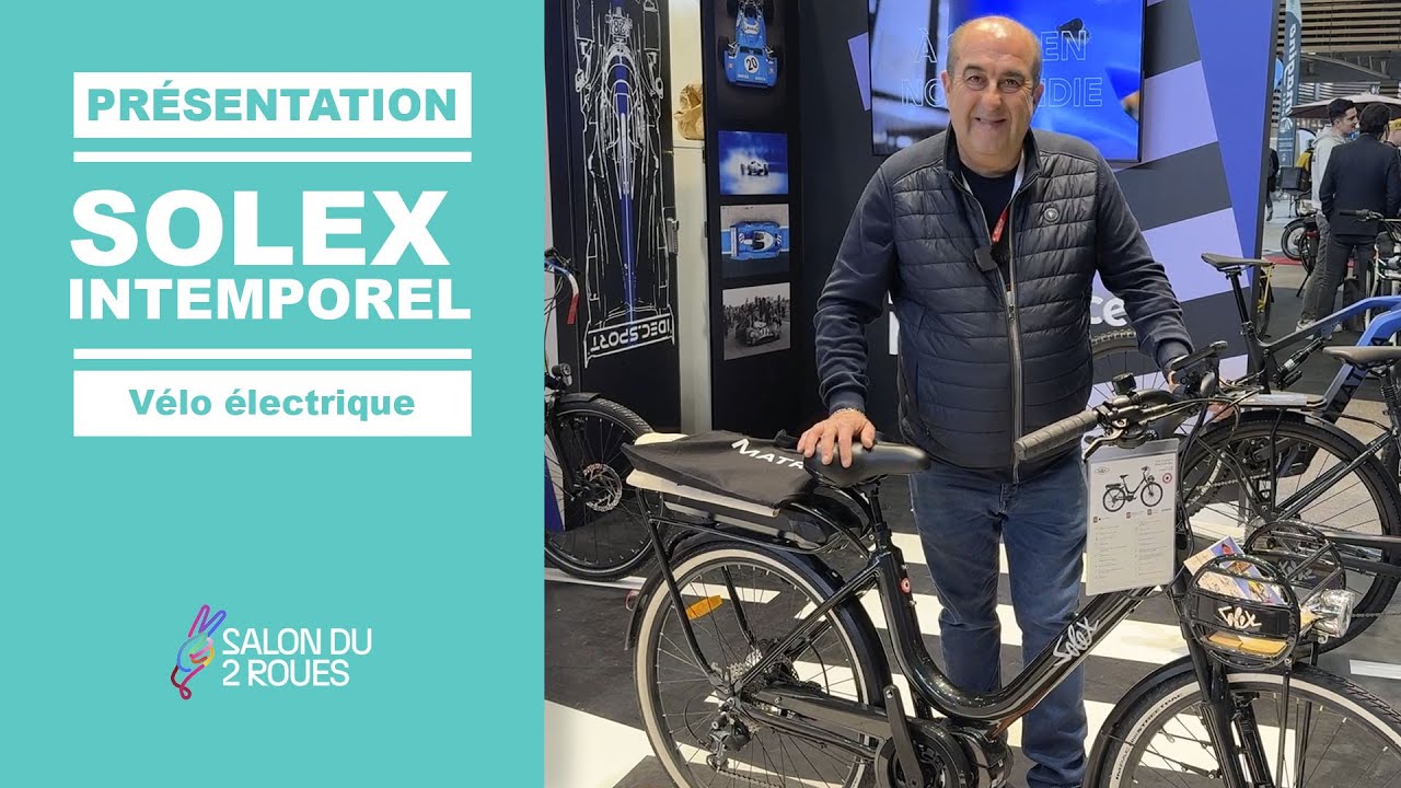 Vélo électrique⚡SOLEX Intemporel au SALON du 2 ROUES de Lyon 2024