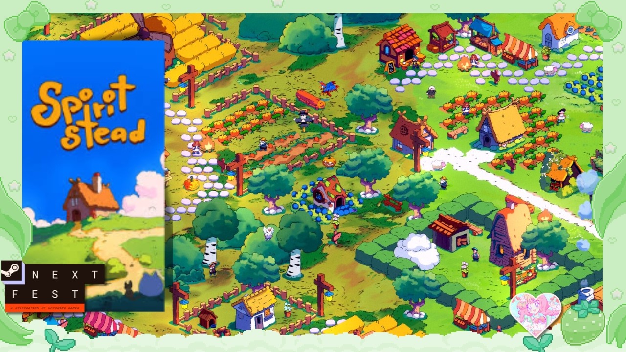 Building My First Village In This Magical City Builder | Let's Play Spiritstead #SteamNextFest Demo