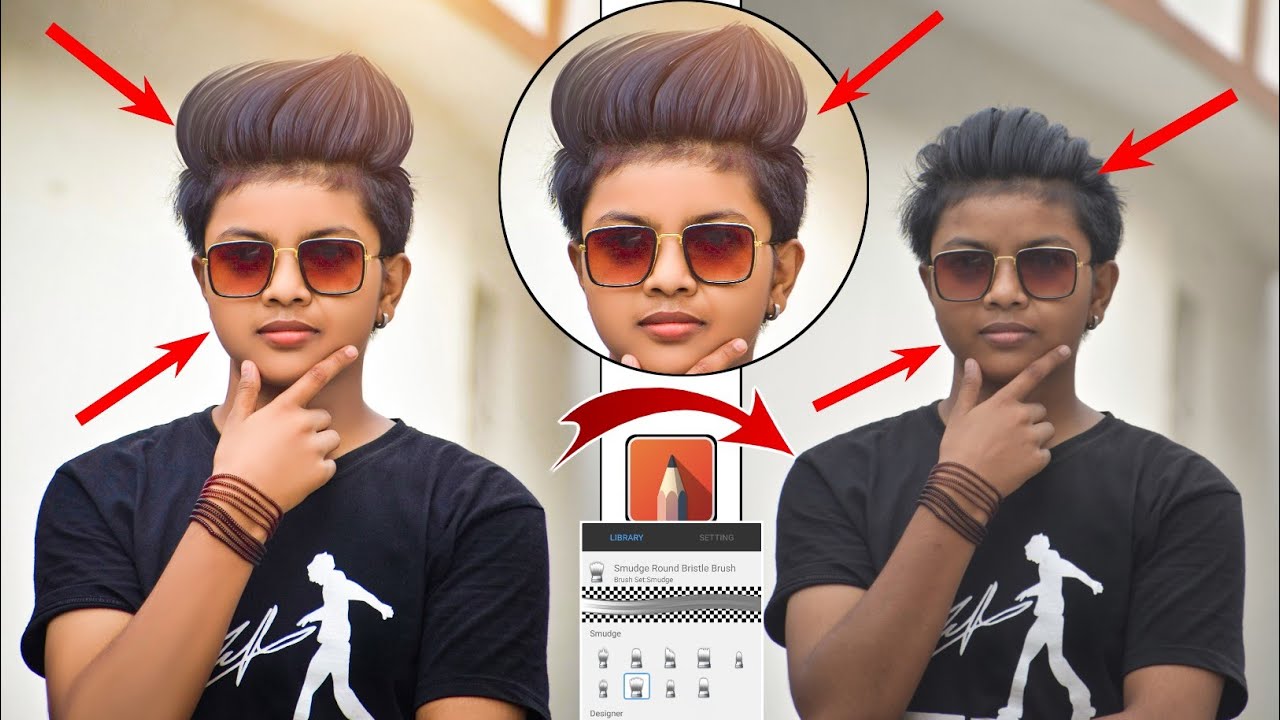 Autodesk Face Smooth + Hair Editing Step By Step || Autodesk Hair Editing || Autodesk Face Editing
