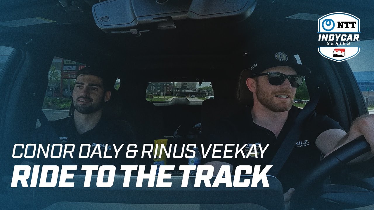 RIDE TO THE TRACK // CONOR DALY AND RINUS VEEKAY