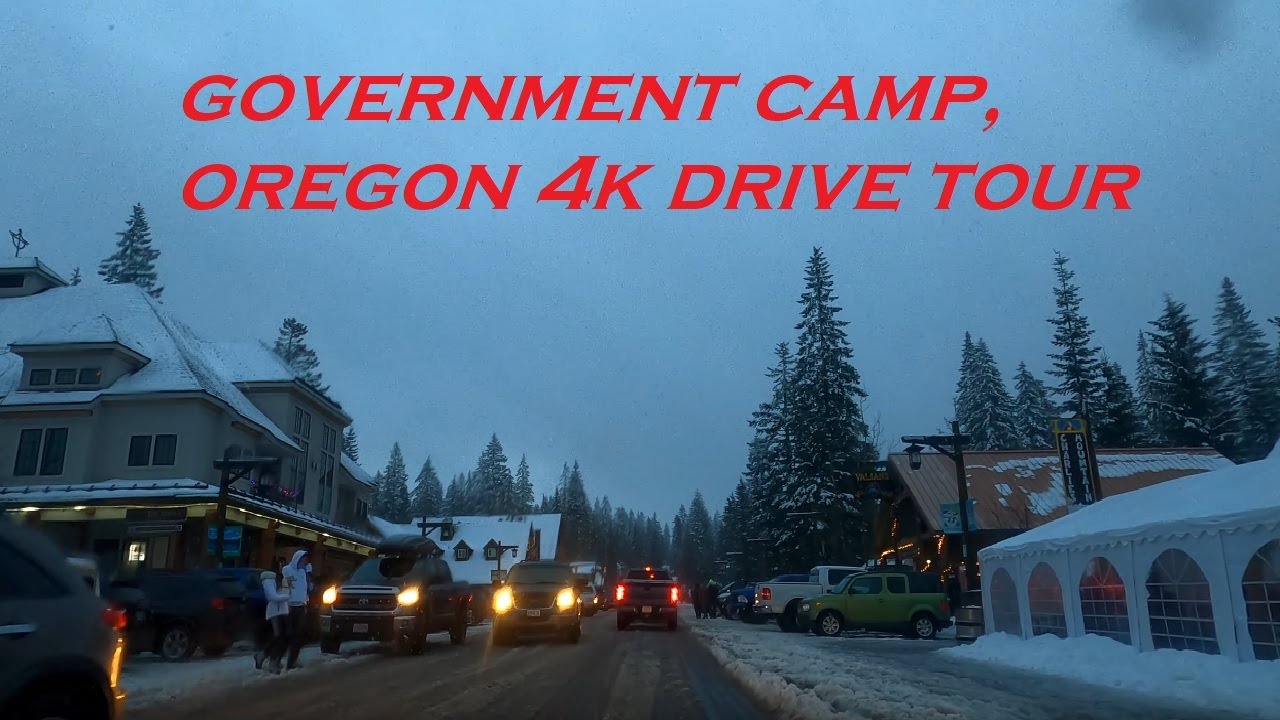 Government Camp, Oregon | 4k Driving Tour | Dashcam
