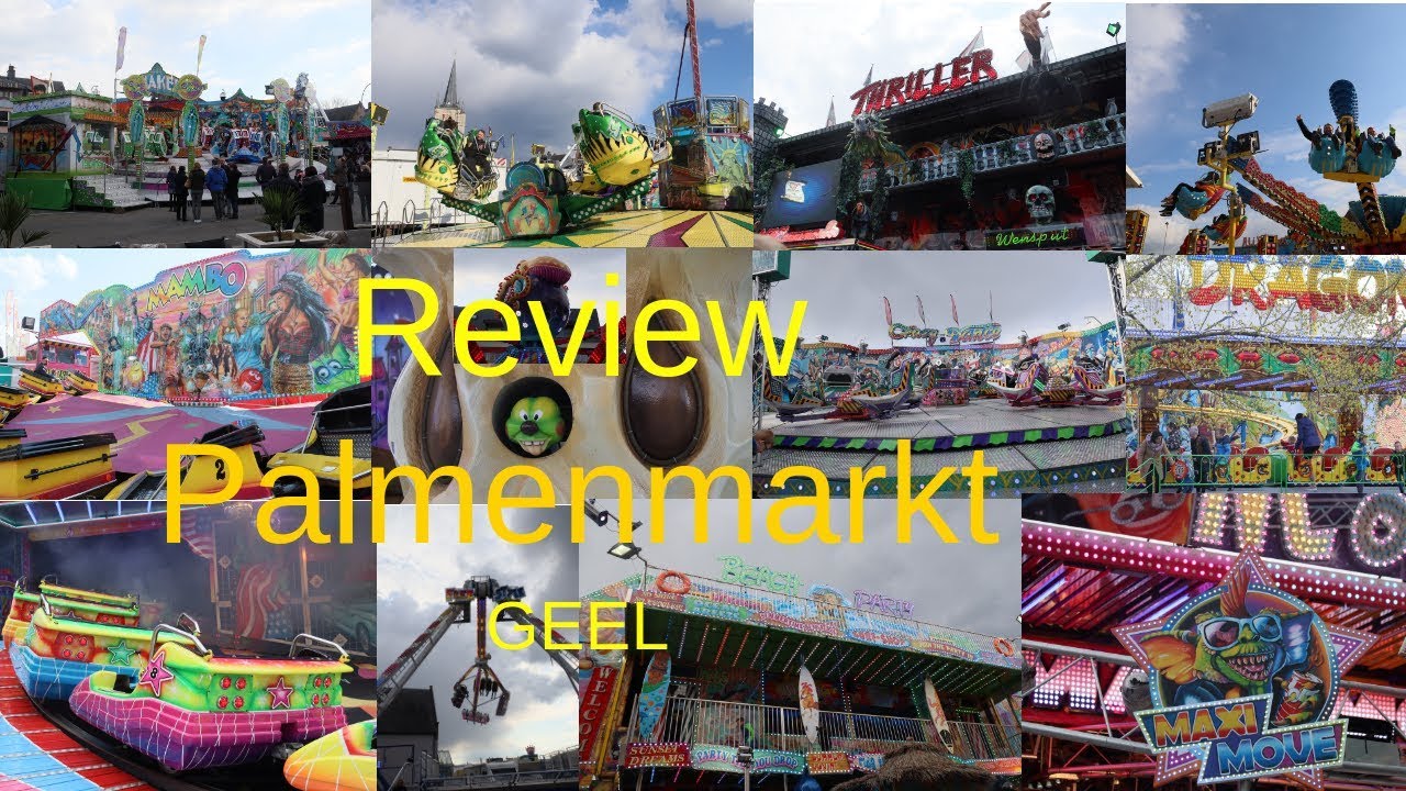 Review Palmenmarkt (Kermis) Geel 2019 4k (60FPS)