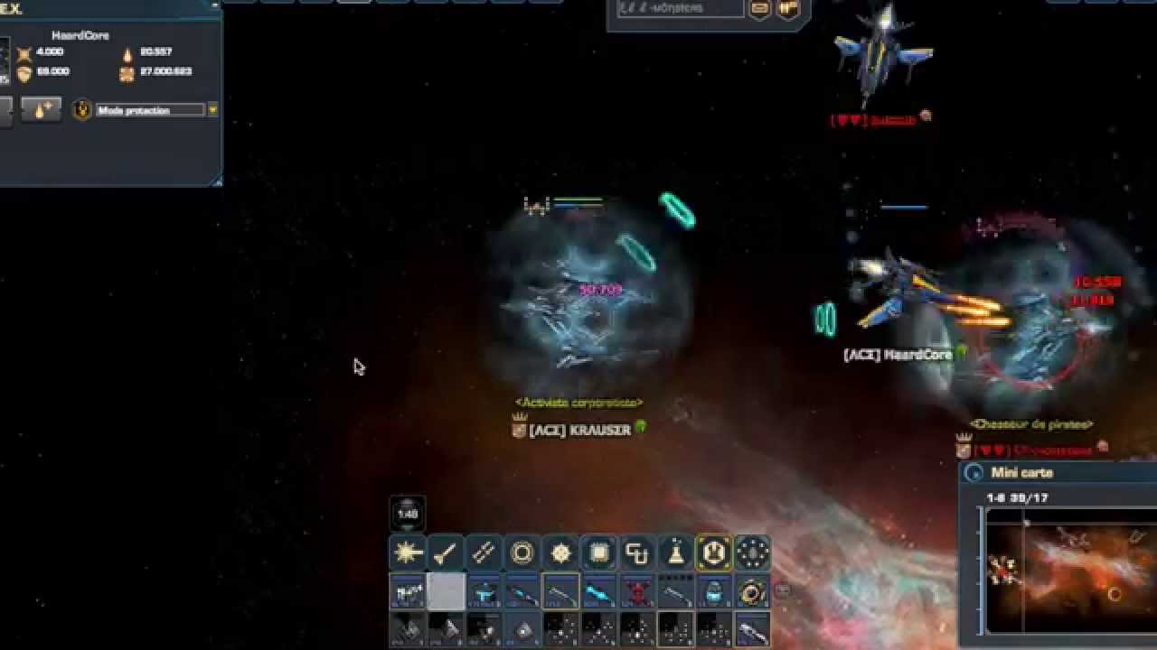 Darkorbit: Krauser vs Ell Monsters