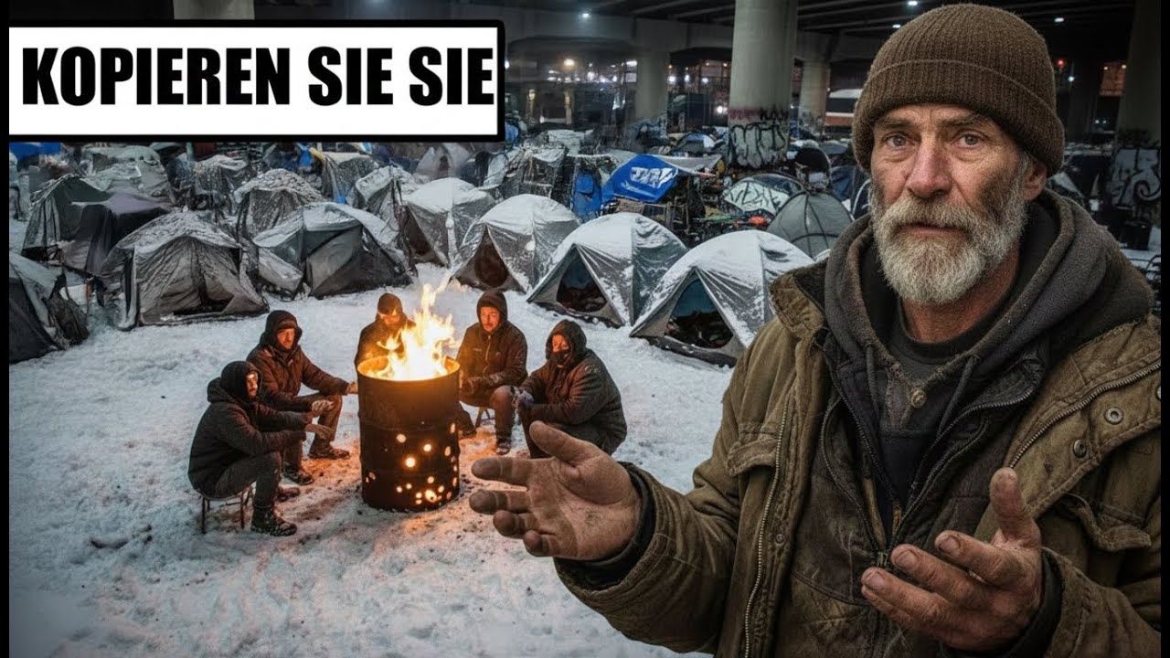 Wie Obdachlose eisige Winter überleben