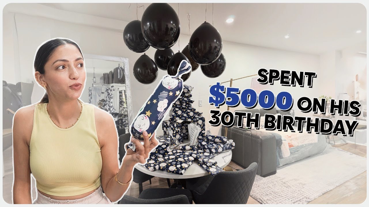 30 Gifts Ideas for Him || How I spent for his 30th Birthday || Gifts For Him