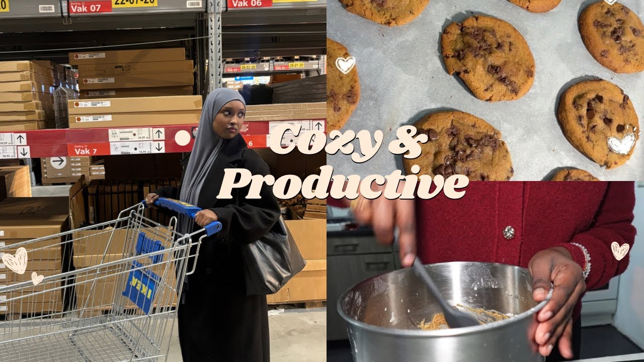 A Cozy & Productive Week in My Life ✨ IKEA, Movies & Baking🍪