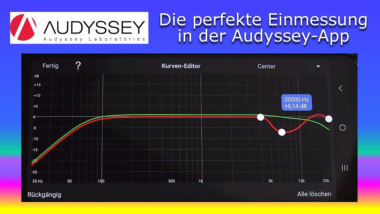 Die perfekte Audyssey-App Einmessung