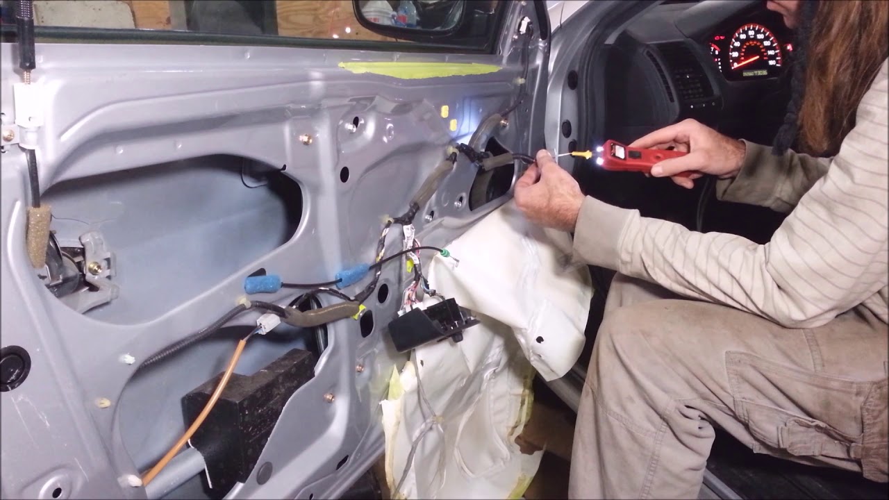 2003-2007 Accord coupe window regulator diagnosis, and replacement