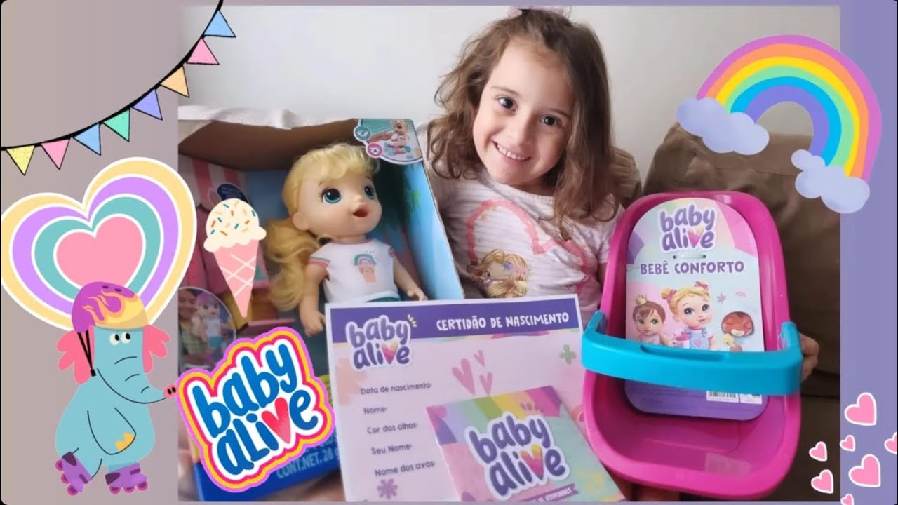 BABY ALIVE ROLLER SKATE BEBÊ PATINADORA | Brincando com a Clarinha