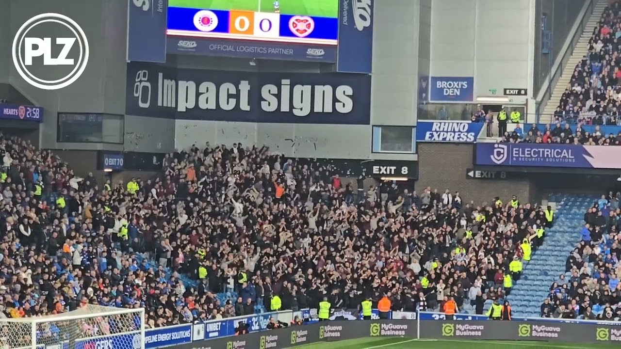 🎥🔊 I WATCH I Hearts LEAD at Ibrox, and Jambos fans are jubilant 