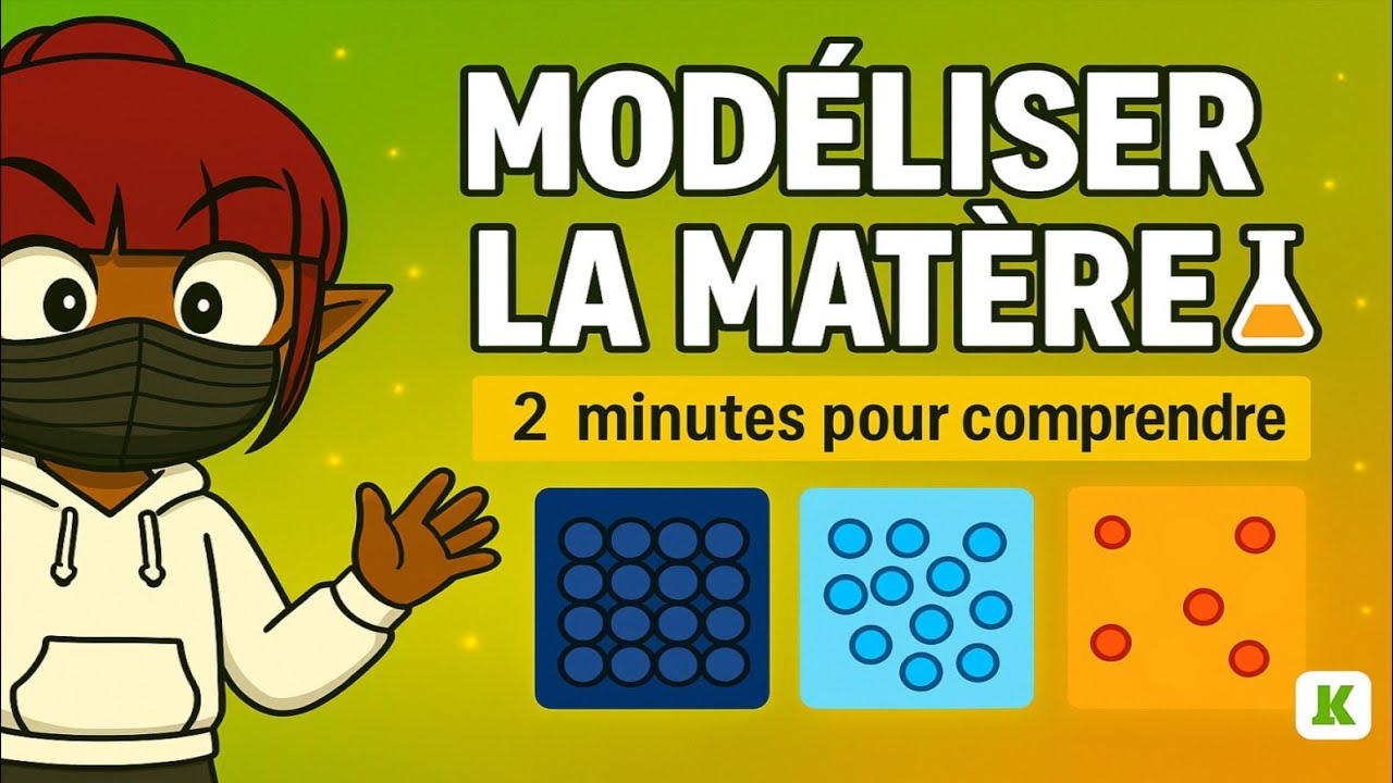 comment mod&eacute;liser l'&eacute;tat liquide, solide, gaz en 2 MINUTES