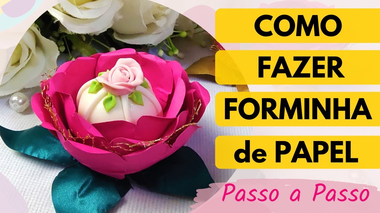 COMO FAZER FORMINHA DE PAPEL (Faça e Venda Muito)