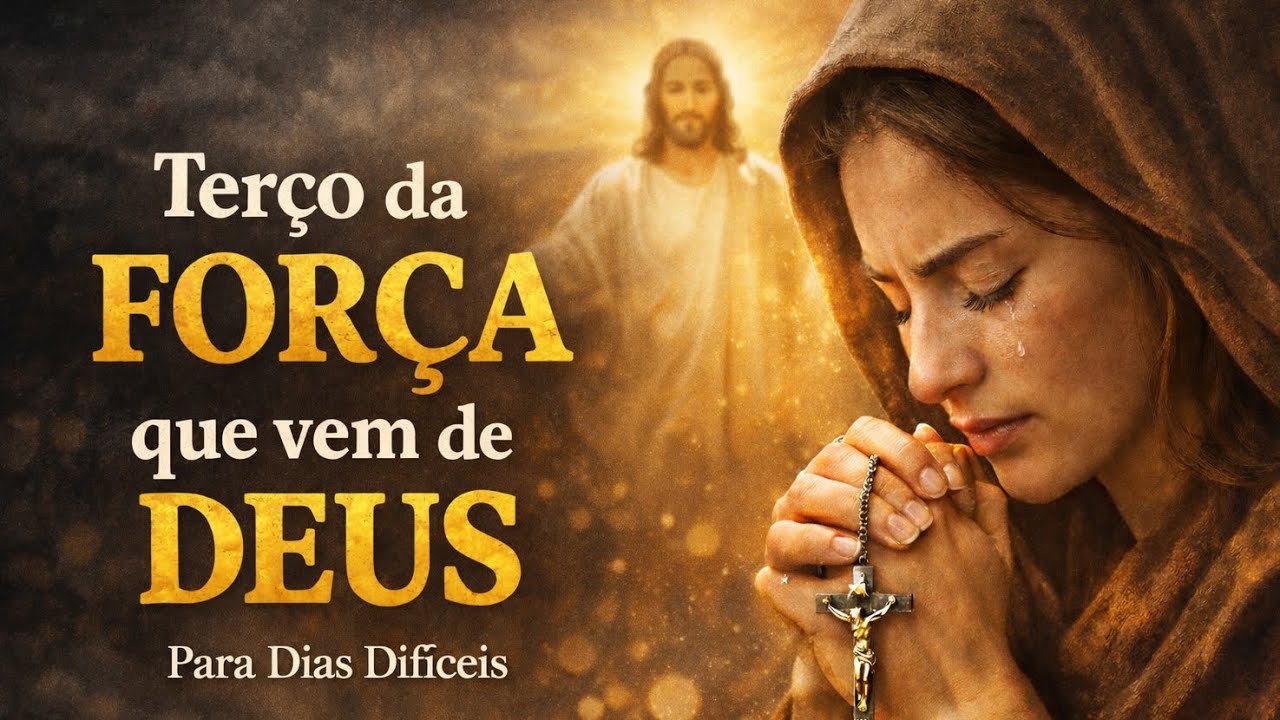 Terço da FORÇA que vem de DEUS🙏 Oração Poderosa para Dias Difíceis