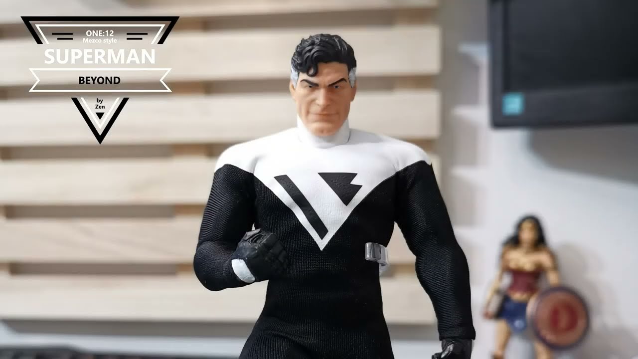 How to make a ONE:12 Mezco style Superman Beyond custom (Ebay cfordcharles)