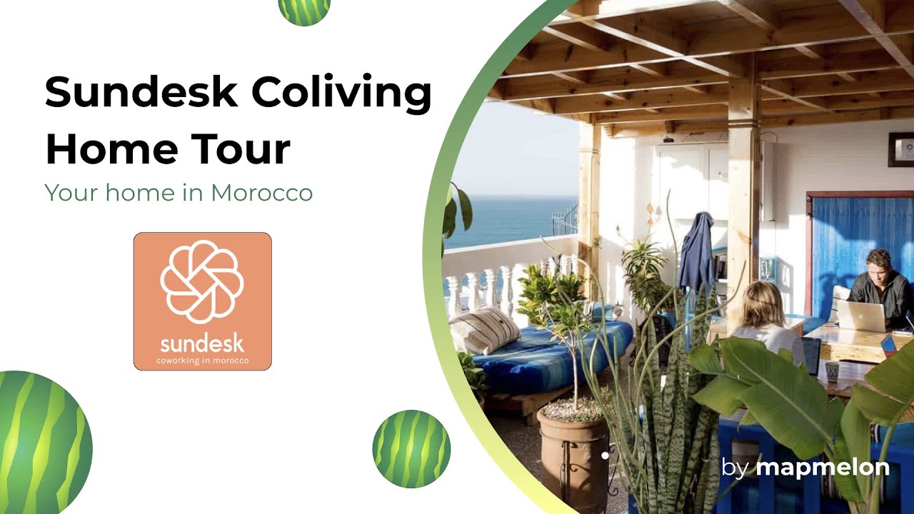 Take a Peek Inside Sundesk Coliving - A Digital Nomad Oasis in Taghazout, Morocco!