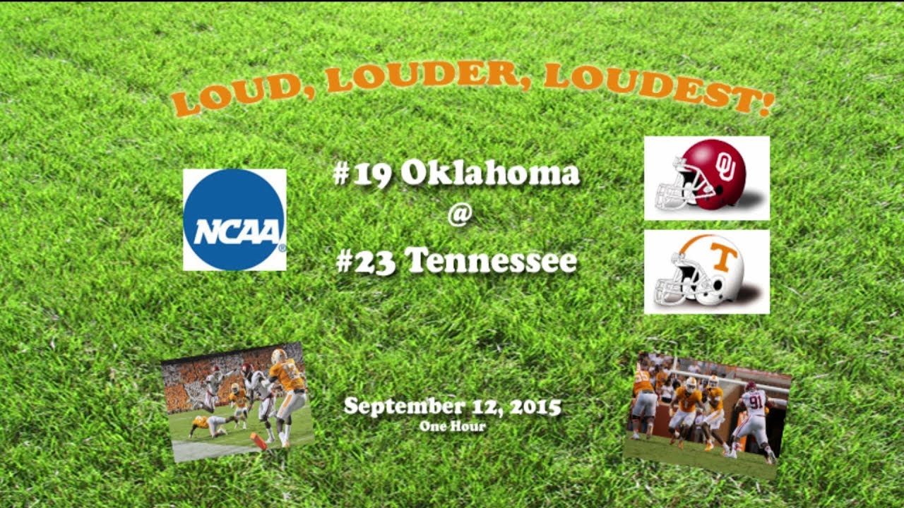 2015 Oklahoma @ Tennessee One Hour