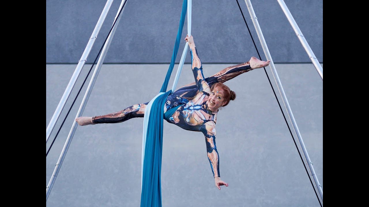 Michelle Spurlock Aerial Robot Performance - Pandora's Box