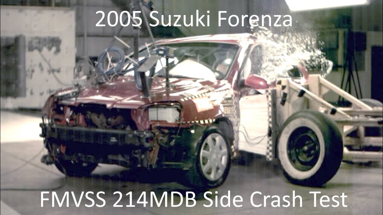 2005-2008 Suzuki Forenza / Chevrolet Optra FMVSS 214MDB Side Crash Test