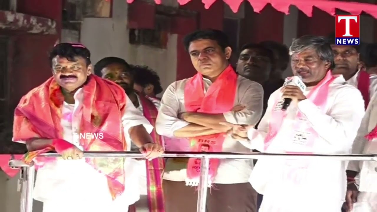Padma Rao Goud Emotional Words on Talasani | KTR Road Show | Secunderabad Parliamentary | T News