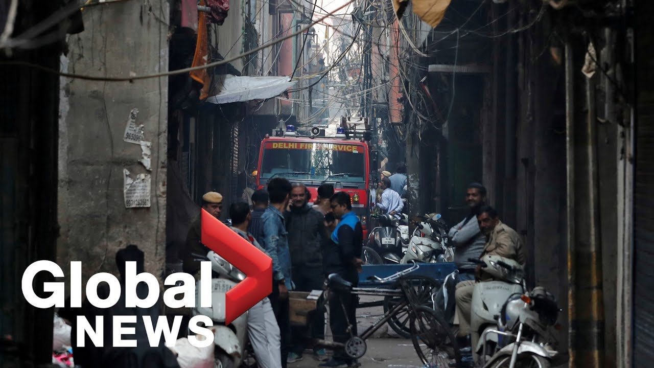 Crews respond to fire at India factory that leaves more than 40 dead