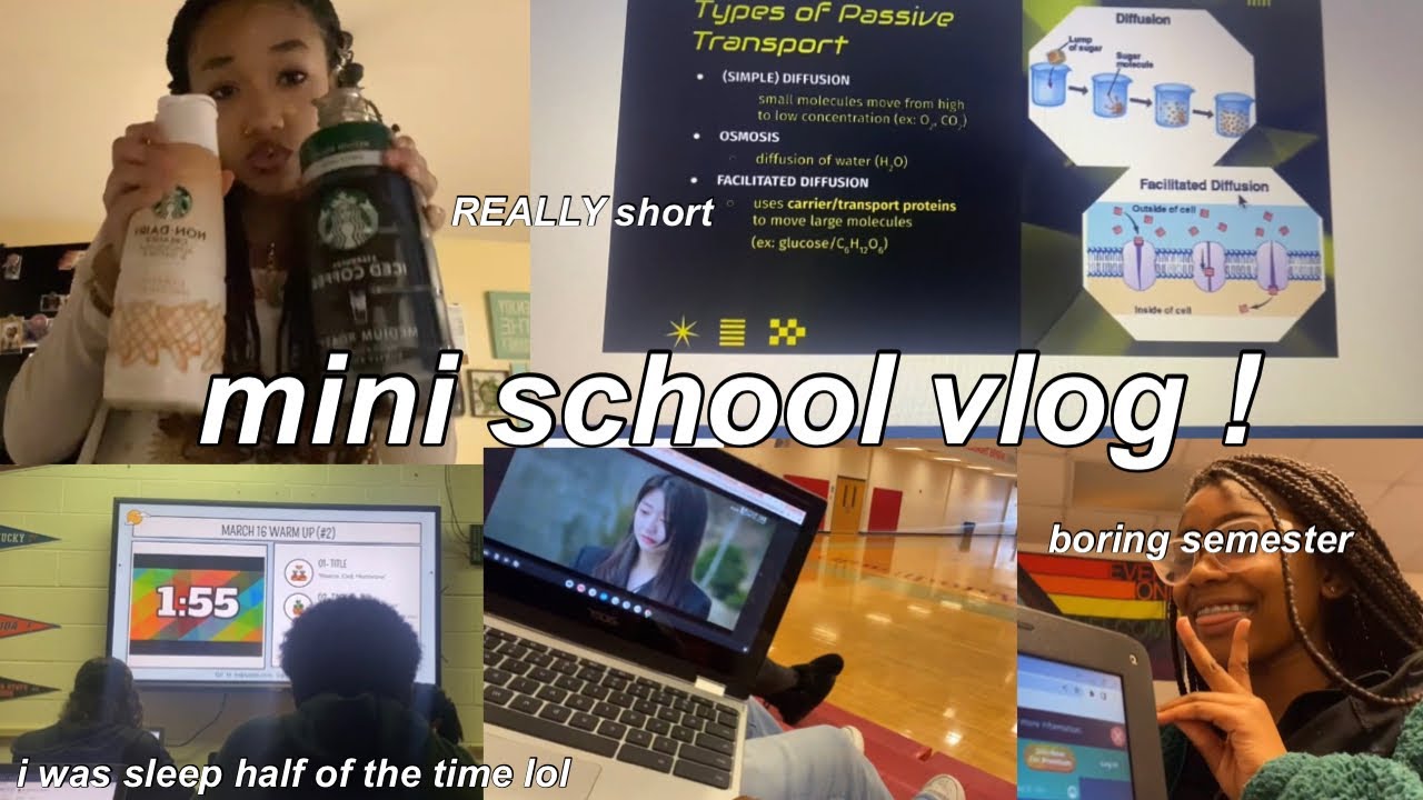 mini school vlog! (kinda boring lol)