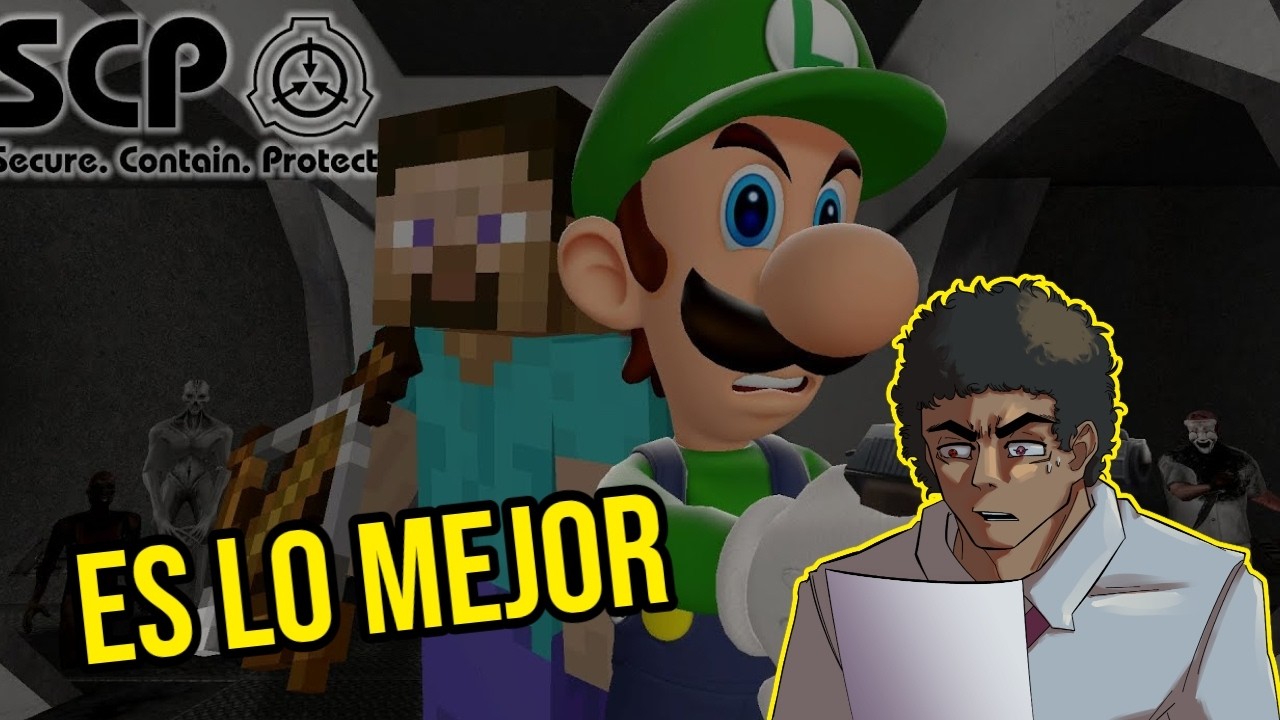 ENGAIL REACCIONA A LUIGI Y STEVE EN LA FUNDACIÓN SCP - Garry's Mod