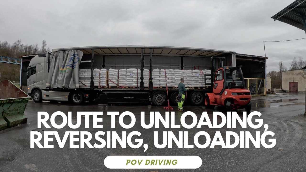 ASMR 🇨🇿 POV Truck Driving Adventure │VOLVO FH 460│ Unexpected Challenges to Ostrava!