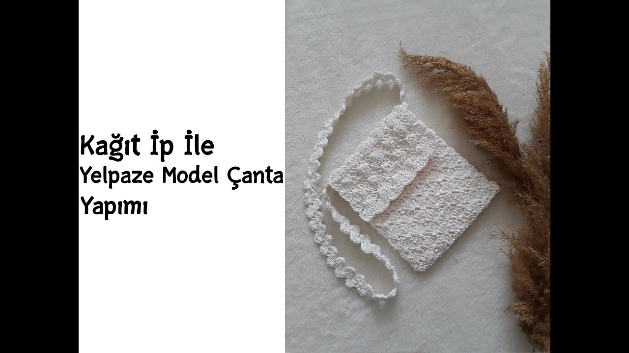 Yelpaze Model Çanta Yapımı (Shell Stitch Model) 💕 Telefon çantası yapımı 💕