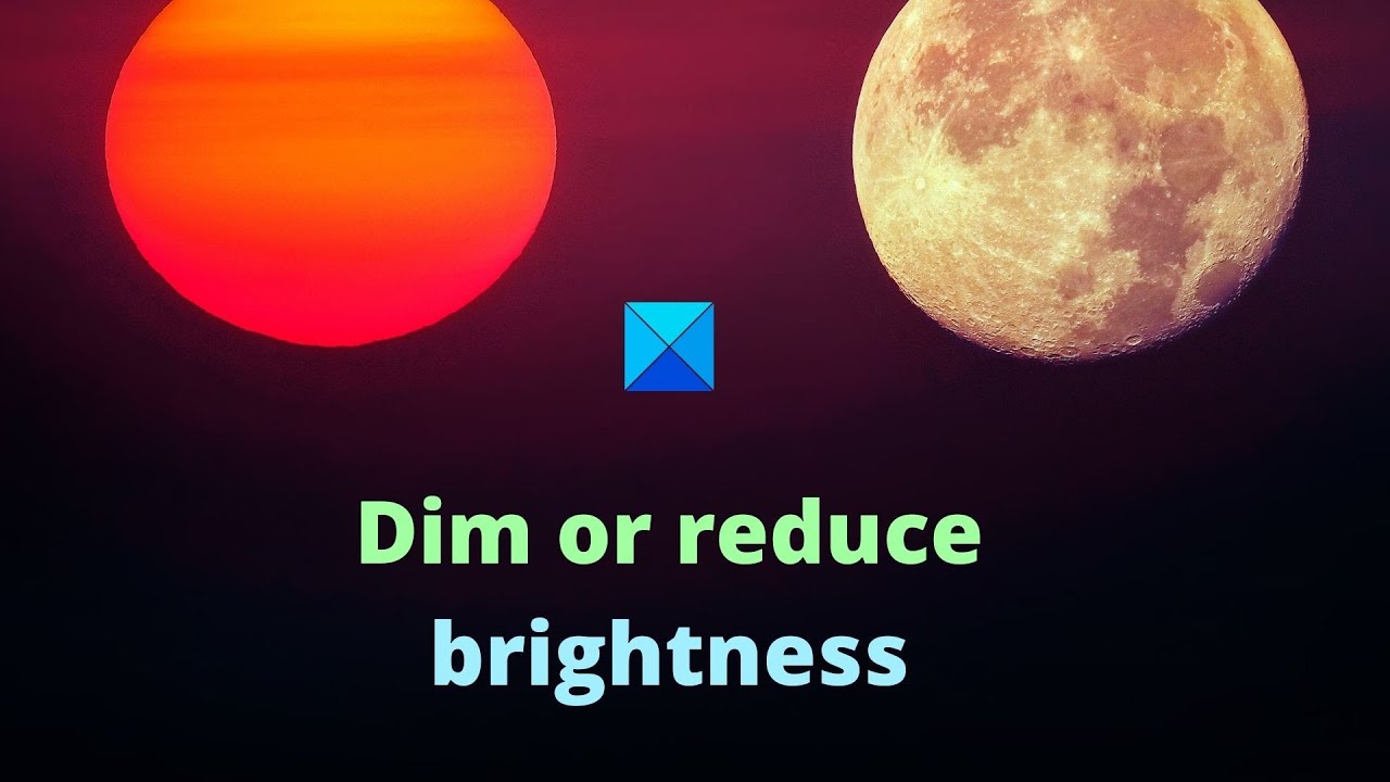 Dim or reduce brightness of laptop or computer monitor screen further