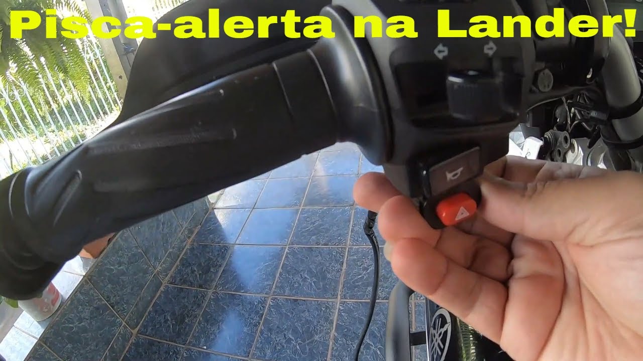 LANDER ABS 2020 | INSTALAÇÃO PISCA-ALERTA | TROCA DA LÂMPADA DE POSIÇÃO E PLACA POR LÂMPADA DE LED.