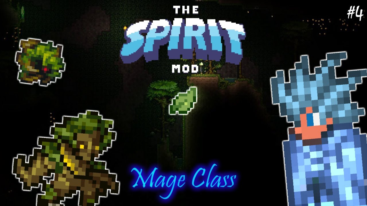 The Briar! | Terraria Spirit Mod Lets Play Episode 4 - Mage Playthrough