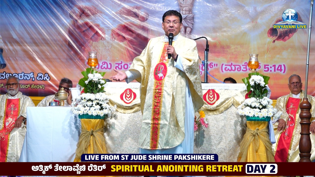 ಅತ್ಮಿಕ್ ತೇಲಾವ್ಣೆಚಿ ರೆತಿರ್ DAY 2 | Live From St Jude  Shrine Pakshikere | Fr. Augustine Vallooran, VC