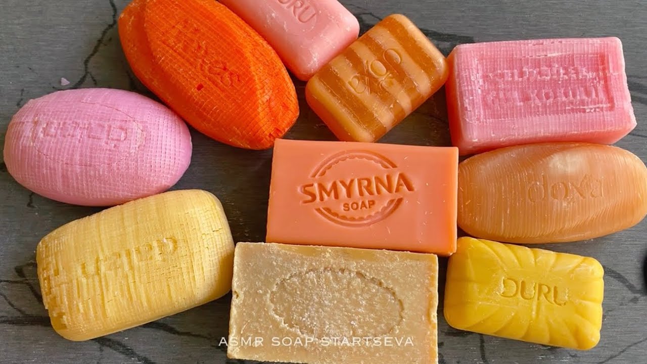 Calming Asmr | Cutting dry soap cubes | Carving dry soap ASMR! #asmrsoap #soapcubes 