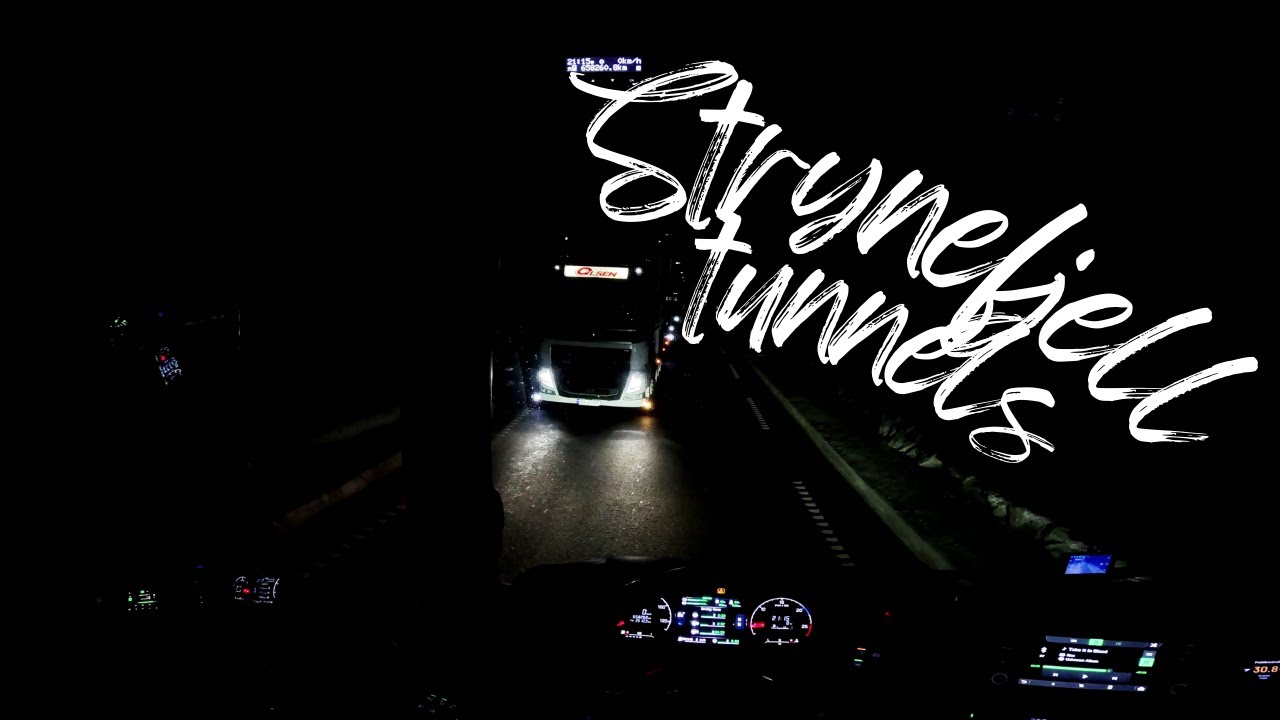 Scania S580 - Strynefjell tunnels, Norway POV 4K 60fps