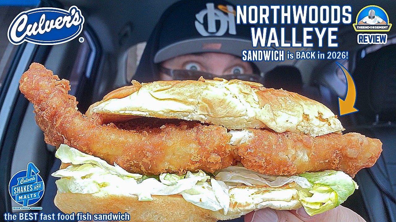 Обзор Culver's&reg; Northwoods Walleye! 🐟 | СНОВА В ПРОДАЖЕ В 2026 ГОДУ, НО ПО-ПРЕЖНЕМУ ЛУЧШЕЕ ЛИ ЭТО...