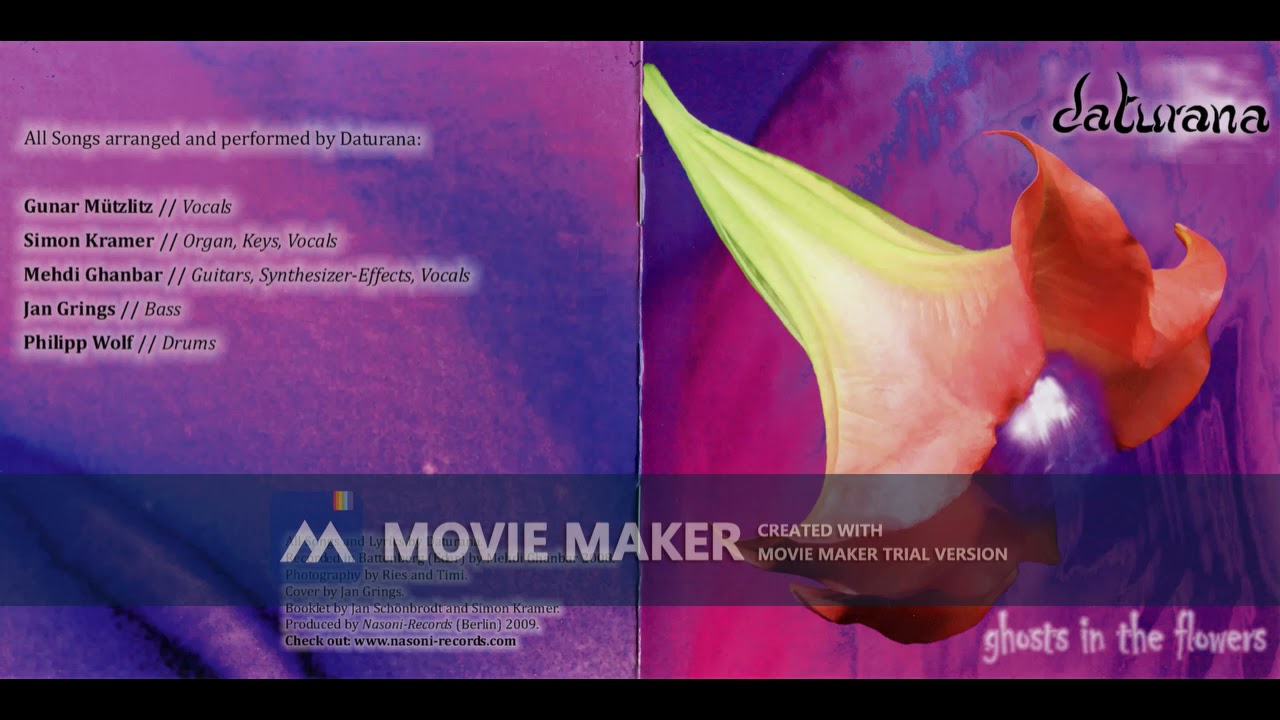 01.  Ghosts In The Flowers - Daturana